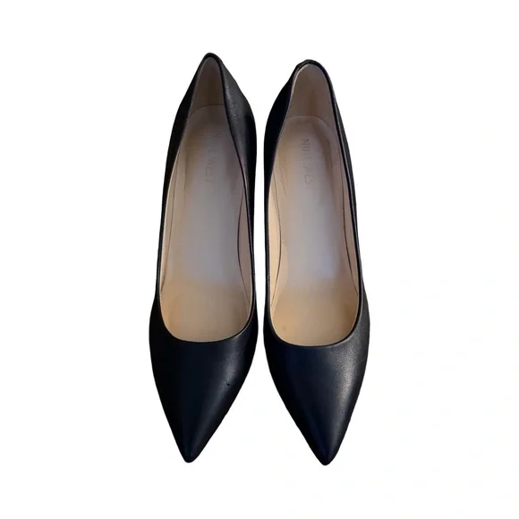 Nine West | Classic Black Leather Pointed Pumps-8.5M - Picture 9 of 10